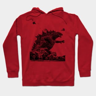 Vintage godzilla Hoodie